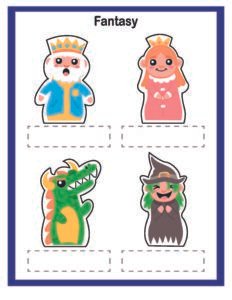 Finger Puppets-17- Free Printable worksheets for kids