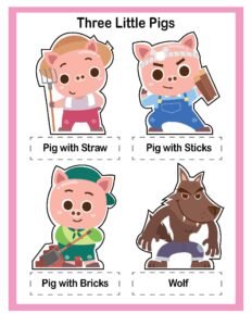 Finger Puppets-20- Free Printable worksheets for kids