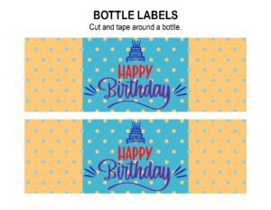 Happy Birthday Free Printable 17 - Party decoration