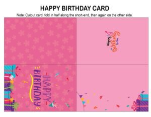 Happy Birthday Free Printable 28 - Party decoration