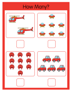 How Many-15 - Free Printable worksheets