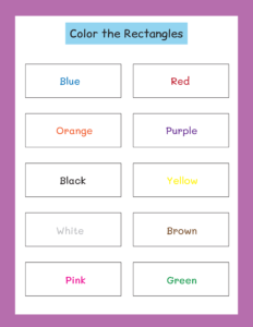 Learning Colors Activities - Free Printables (39)