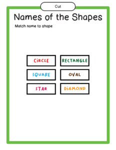 Learning Shapes-15 - Free Printable worksheets
