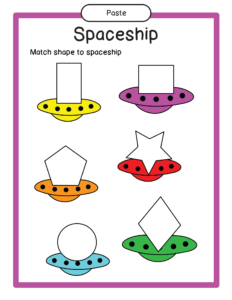 Learning Shapes-18 - Free Printable worksheets