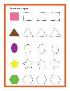 Learning Shapes-21 - Free Printable worksheets
