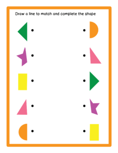 Learning Shapes-28 - Free Printable worksheets