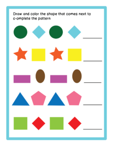 Learning Shapes-31 - Free Printable worksheets