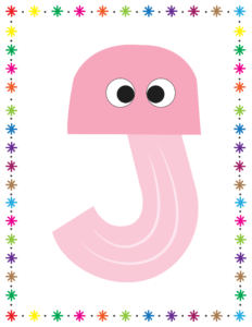 Letters and Numbers- Alphabet J - Free Printable worksheets for kids