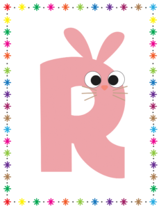 Letters and Numbers- Alphabet R - Free Printable worksheets for kids