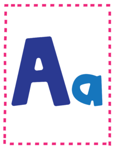 Letters and Numbers- Alphabet A - Free Printable worksheets for kids