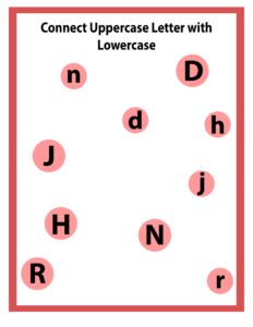 Match Letters- Connect Uppercase with Lowercase -29