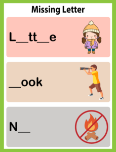 Missing Letter Worksheets - Free Printables (11)