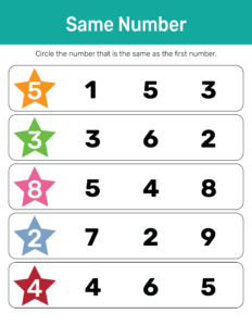 More Less and Same-02 - Free Printable worksheets