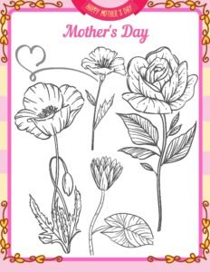 Mother's Day Worksheets Free Printable 08