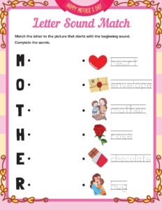 Mother's Day Worksheets Free Printable 19