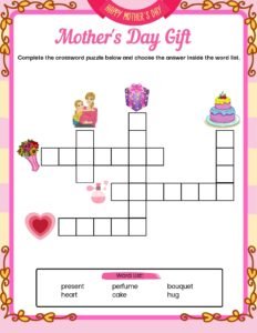 Mother's Day Worksheets Free Printable 25