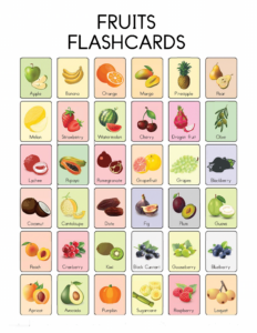 Nature Flashcards-02- Free Printable worksheets for kids