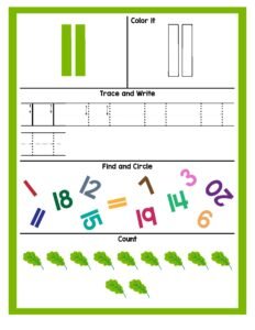 Number Worksheets_Page_12- Free Printable worksheets