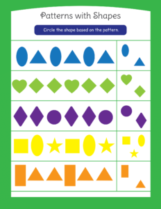 Patterns-11 - Free Printable worksheets