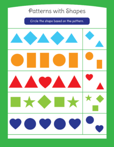 Patterns-12 - Free Printable worksheets
