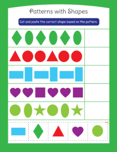 Patterns-13 - Free Printable worksheets