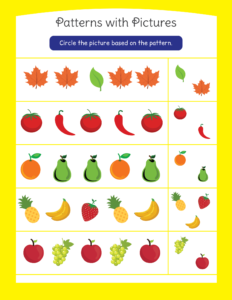 Patterns-19 - Free Printable worksheets
