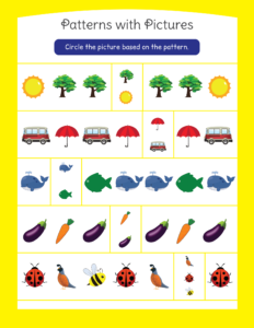 Patterns-23 - Free Printable worksheets