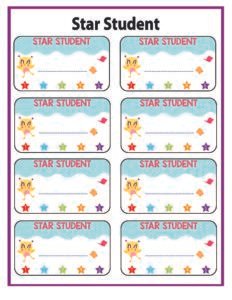 Reward Cards-8- Free Printable worksheets for kids