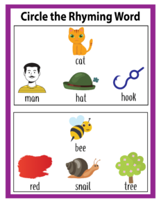 Free Rhyming Words Worksheets -26