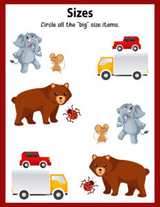 Size Comparison Worksheets - Free Printables (9)