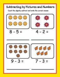 Subtraction 12 - Free Printable worksheets