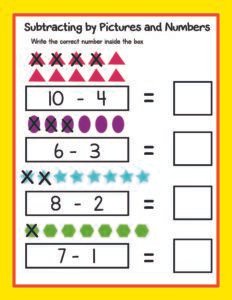 Subtraction 13 - Free Printable worksheets