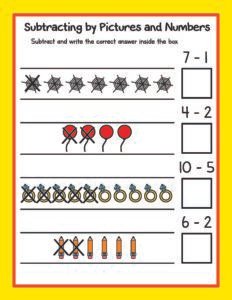 Subtraction 14 - Free Printable worksheets