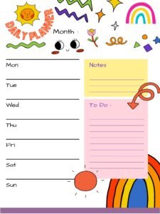 Teacher_s Planner_18- Free Printable worksheets for kids