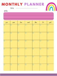 Teacher_s Planner_32- Free Printable worksheets for kids