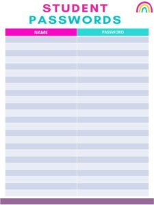 Teacher_s Planner_47- Free Printable worksheets for kids