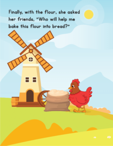 The Little Red Hen-16- Free Printable story book for kids