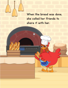 The Little Red Hen-19- Free Printable story book for kids