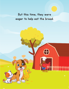 The Little Red Hen-20- Free Printable story book for kids