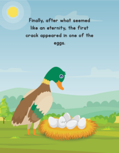 The Ugly Duckling-07- Free Printable story book for kids