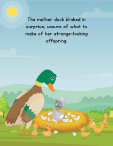 The Ugly Duckling-17- Free Printable story book for kids