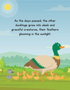 The Ugly Duckling-18- Free Printable story book for kids