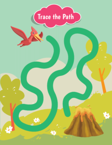 Trace the Path-26 - free printable worksheets