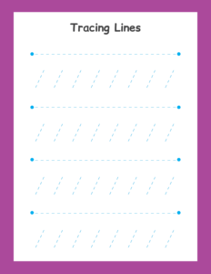 Tracing Lines Worksheets - Free Printables (2)