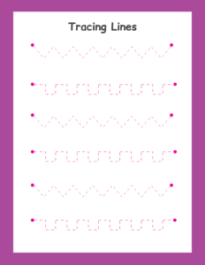 Tracing Lines Worksheets - Free Printables (7)