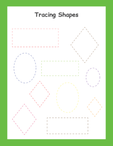 Tracing Shapes Worksheets - Free Printables (11)