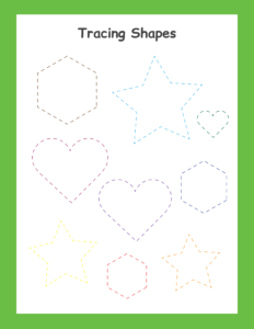 Tracing Shapes Worksheets - Free Printables (12)