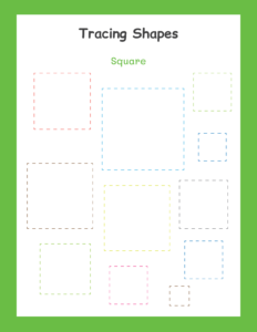 Tracing Shapes Worksheets - Free Printables (2)