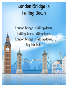 free nursery rhymes- London Bridge is Falling Down